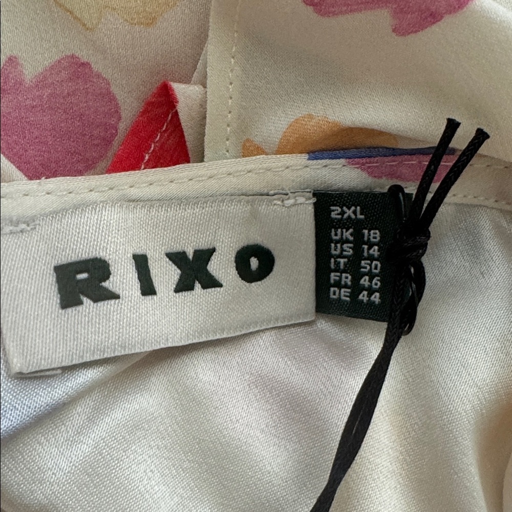 RIXO London Meena Shell Print Tiered Maxi Dress NWT - Picture 8 of 8